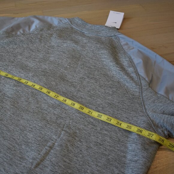 NWT Nike Mens Therma-FIT Gray Full Zip Training Bomber Jacket - Picture 5 of 9